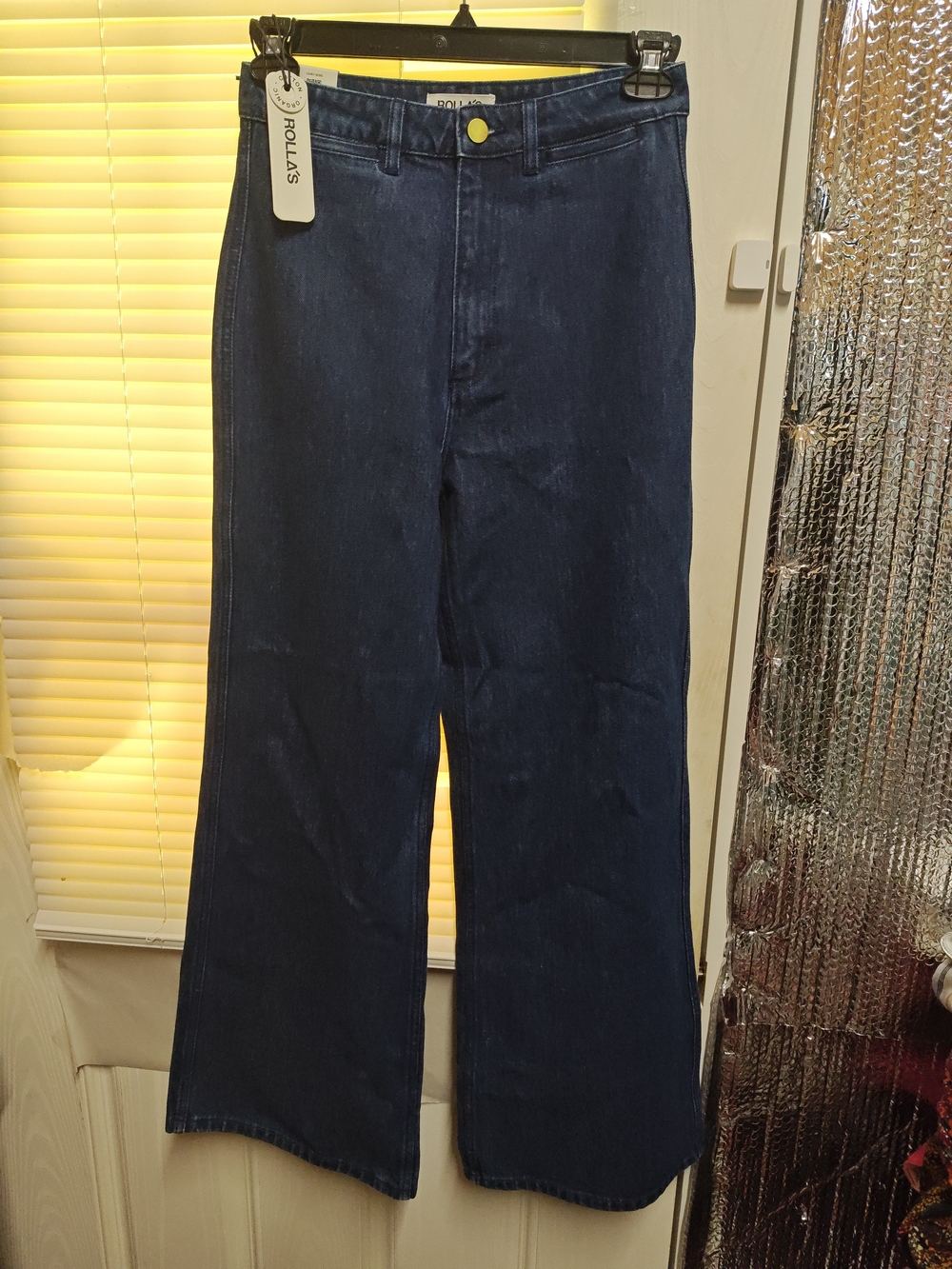 ROLLA'S Dark Blue Wide Leg Jeans